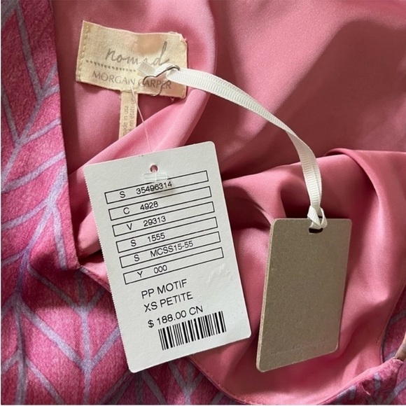 𝅺anthropologie Chevron Sands Slip Dress - Picture 7 of 8